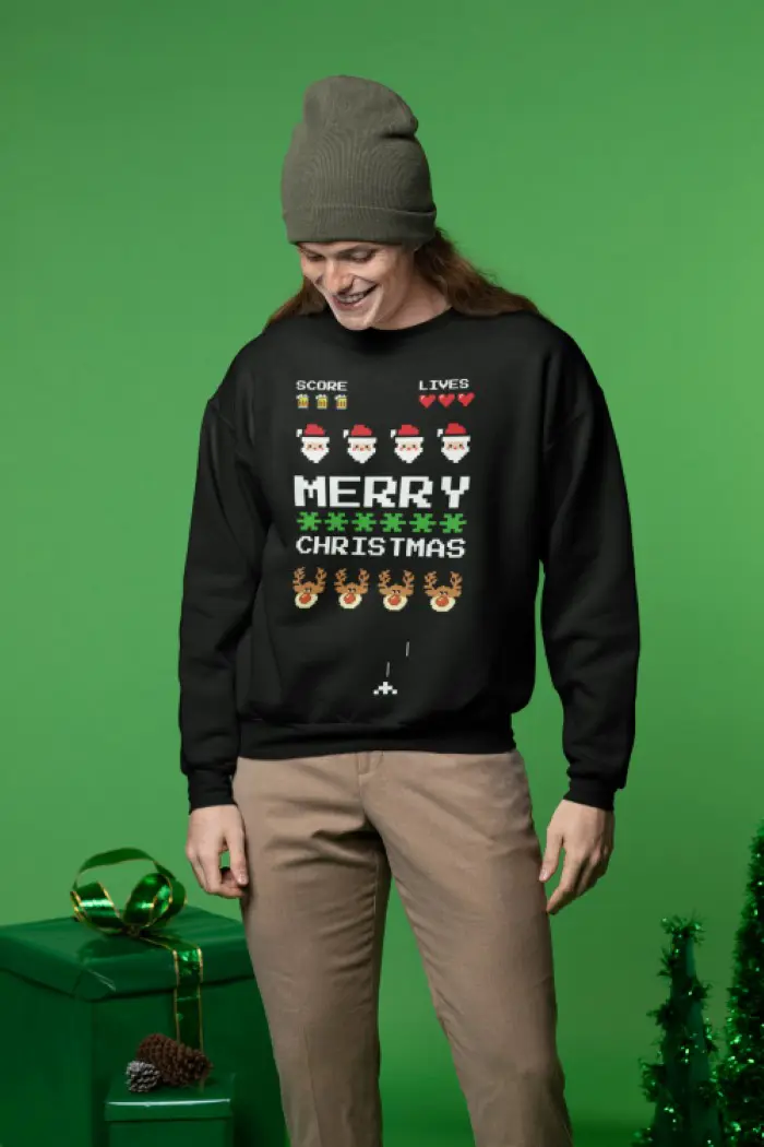 xmas 8-bit - Pullover